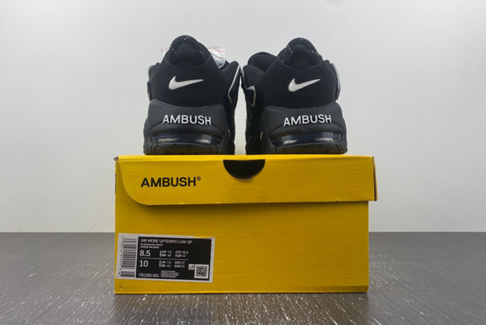 AMBUSH x Nike Air More Uptempo Low “Black/White”