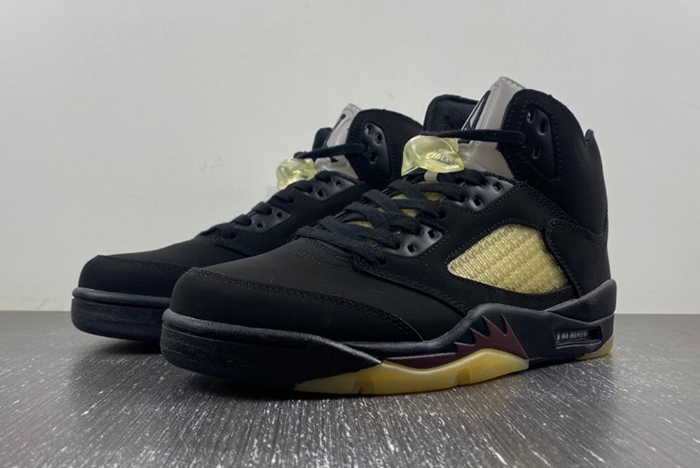 A Ma Maniére x Air Jordan 5 “Black yellow”