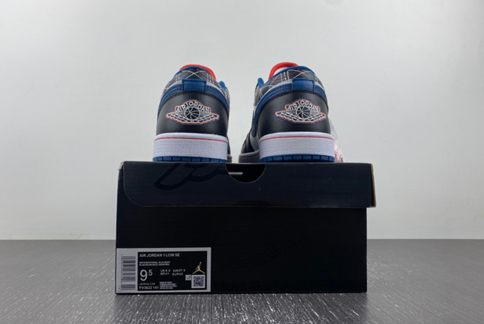 Air Jordan 1 Low SE black white blue