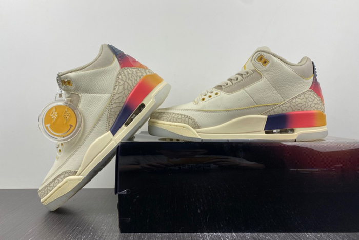 J Balvin x Air Jordan 3 sunset FN0344-901