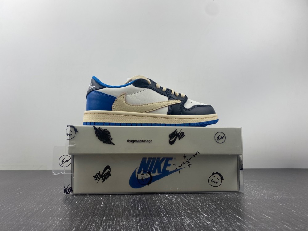 Travis Scott x Fragment x Air Jordan 1 Low OG DM7866-140
