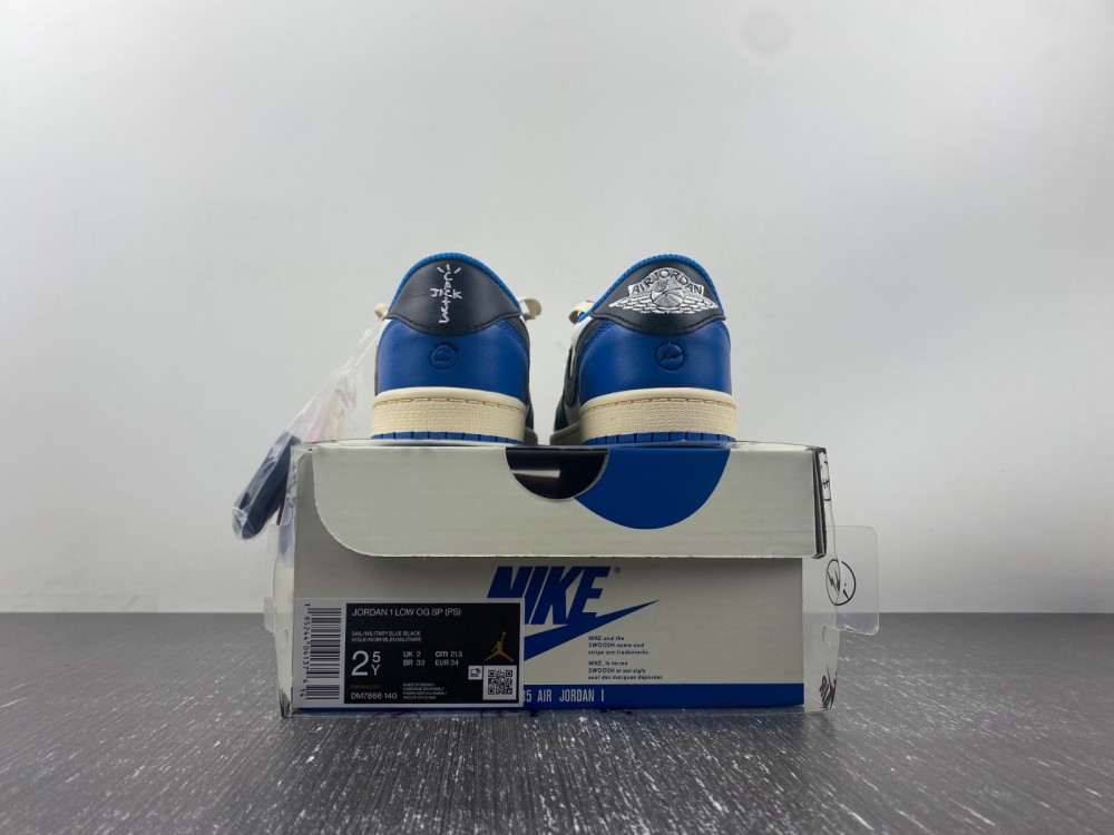 Travis Scott x Fragment x Air Jordan 1 Low OG DM7866-140