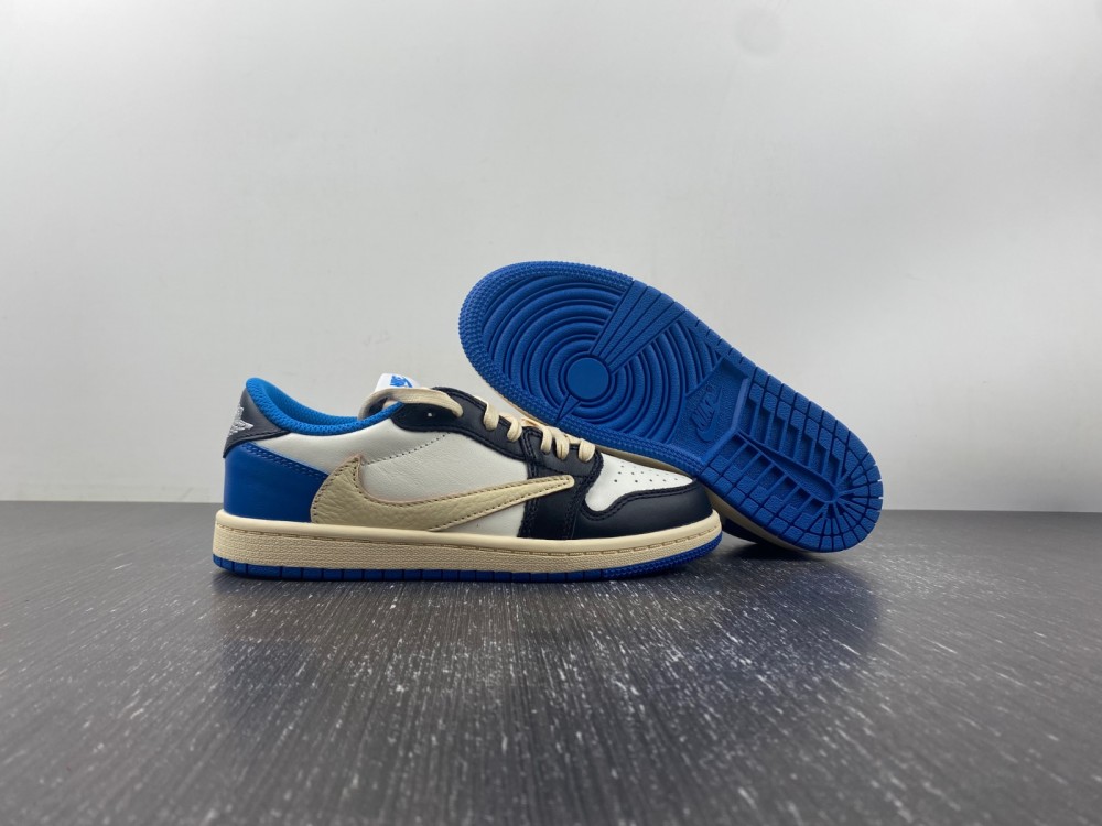 Travis Scott x Fragment x Air Jordan 1 Low OG DM7866-140