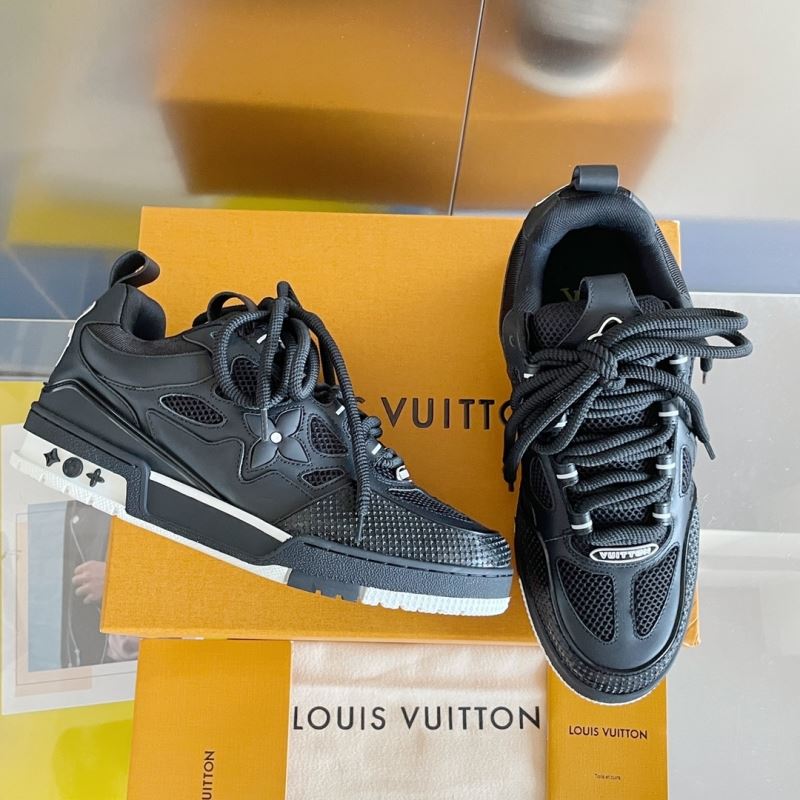 L&&V Black Skate Sneaker