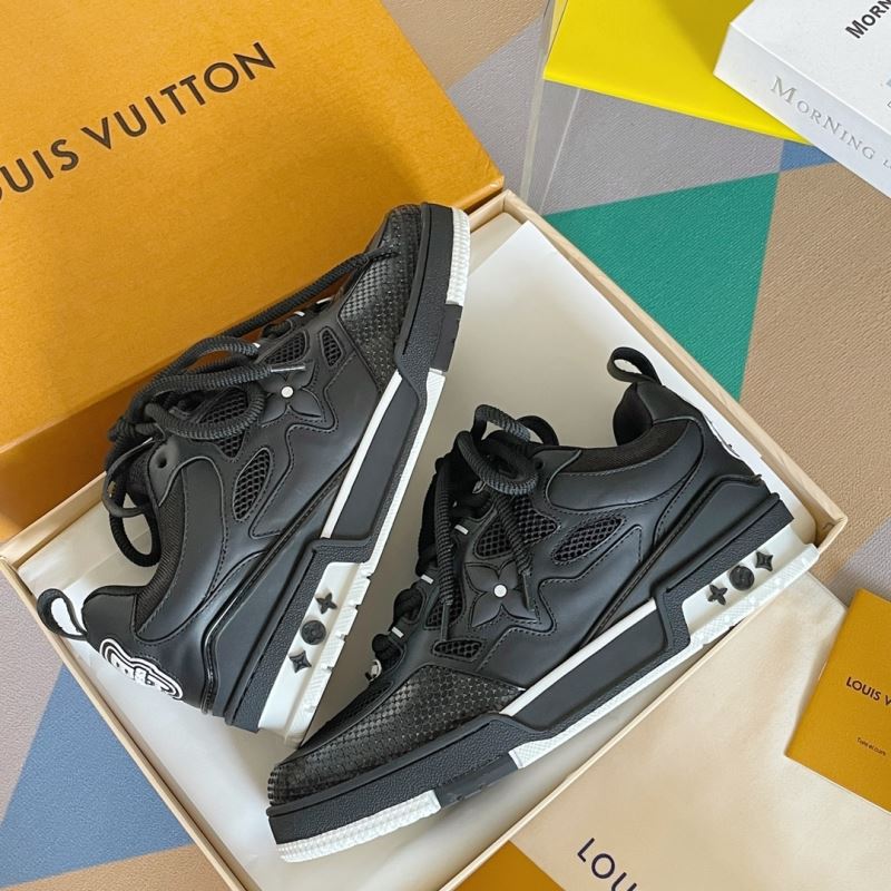 L&&V Black Skate Sneaker