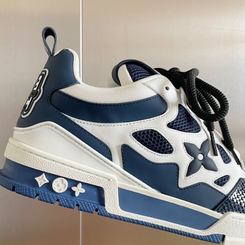 L&&V Skate Sneaker Marine White