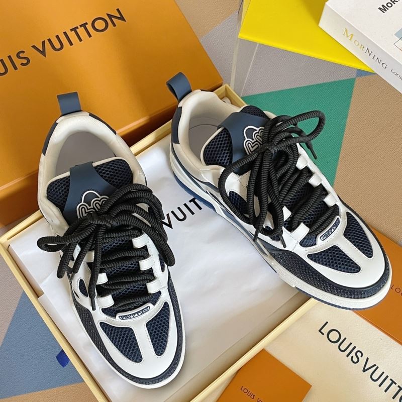 L&&V Skate Sneaker Marine White