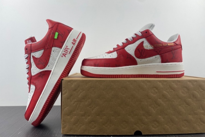 NIKE Air Force x 1 LV Red