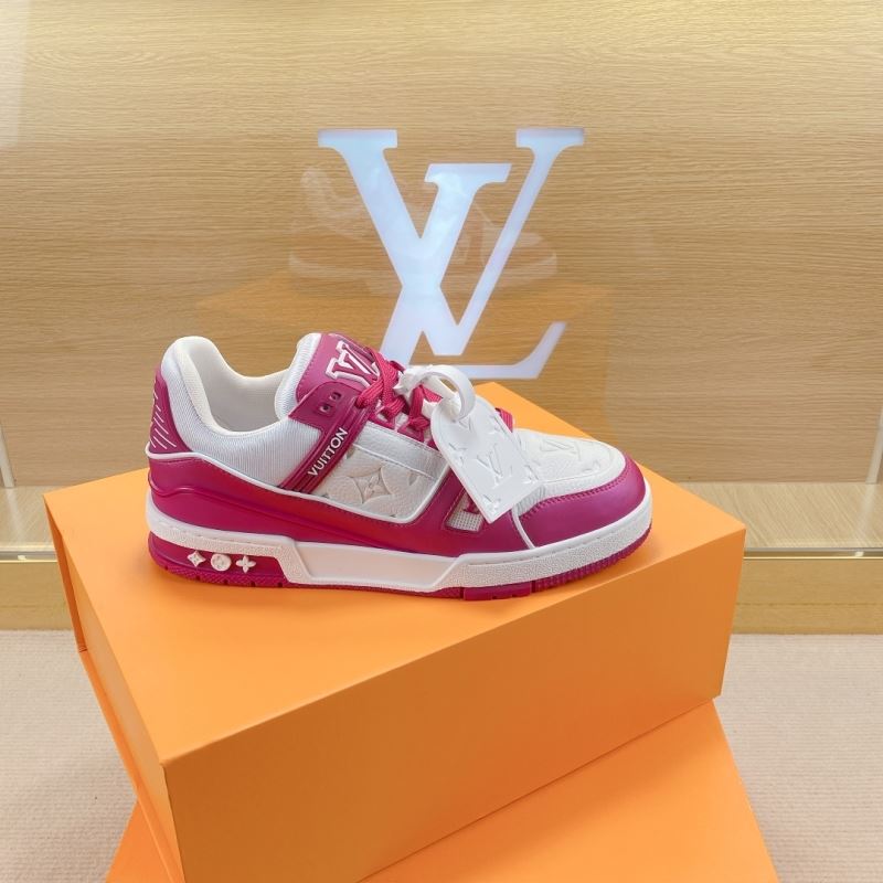 L&&V Trainer Low White Fuchsia