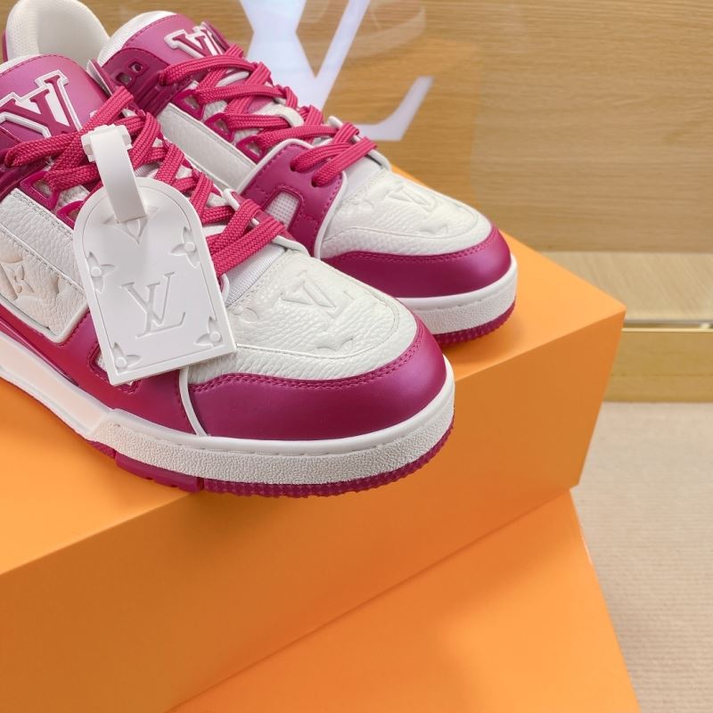 L&&V Trainer Low White Fuchsia