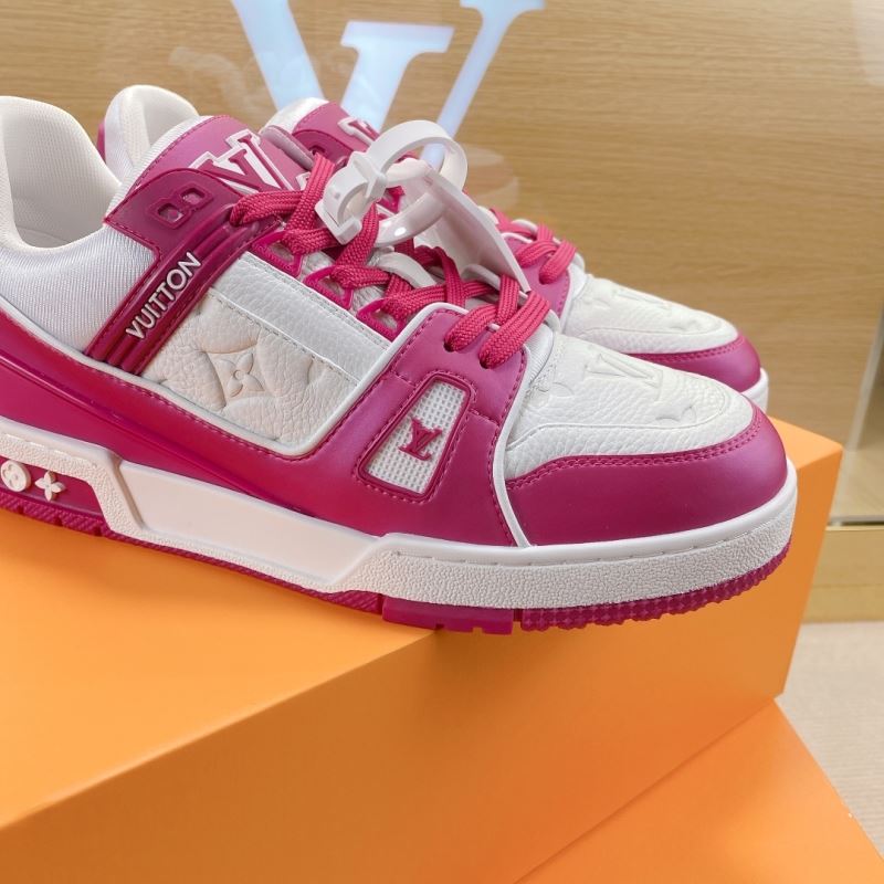 L&&V Trainer Low White Fuchsia