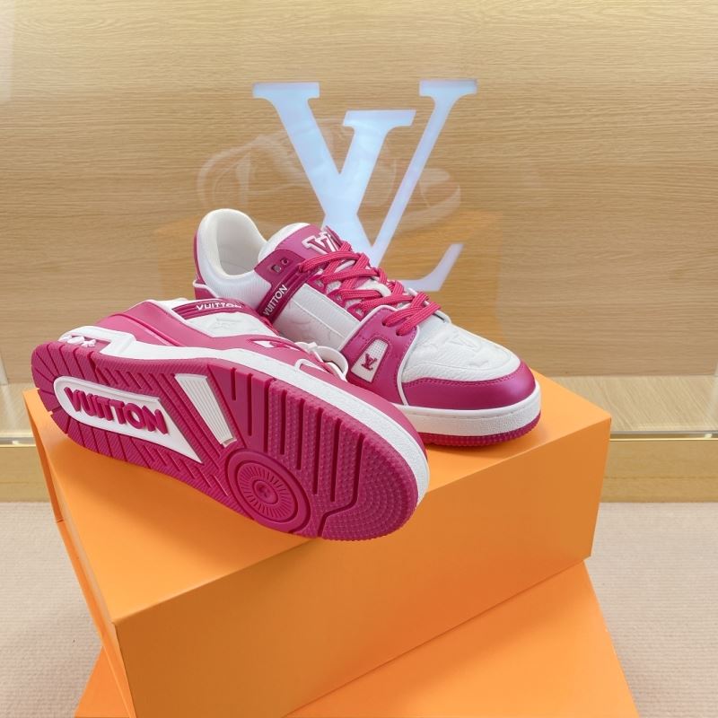 L&&V Trainer Low White Fuchsia