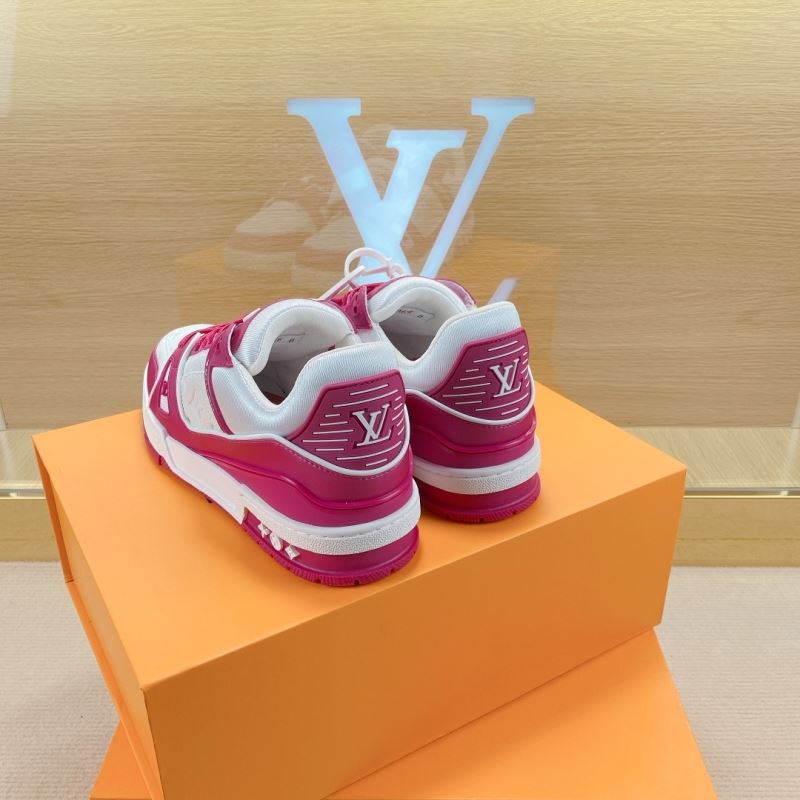 L&&V Trainer Low White Fuchsia