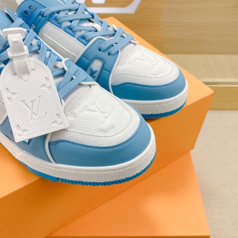 L&&V Trainer Low White Blue