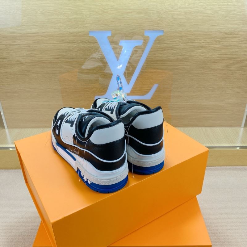 L&&V SS21 Upcycled Trainer Black/White/Blue