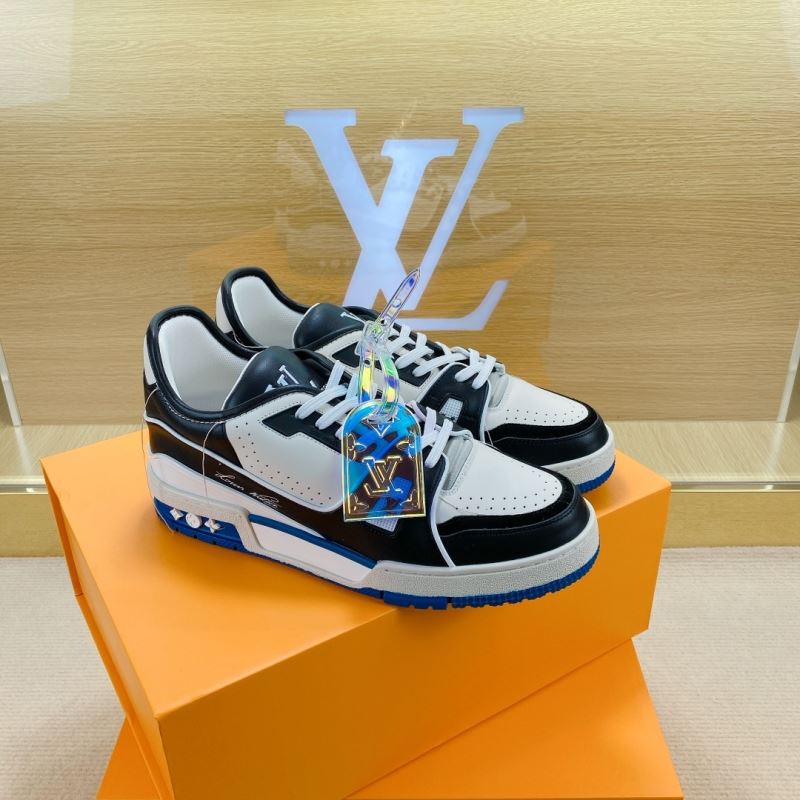 L&&V SS21 Upcycled Trainer Black/White/Blue
