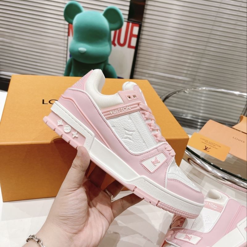 L&&V Trainer Low White pink