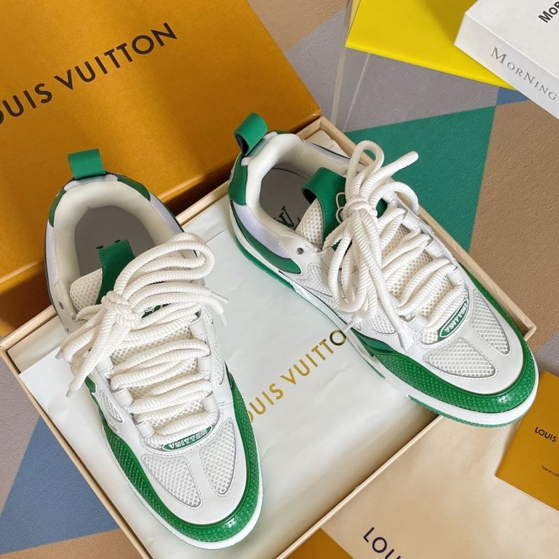 L&&V Skate Sneaker White green