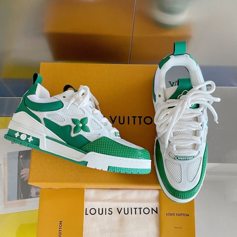 L&&V Skate Sneaker White green