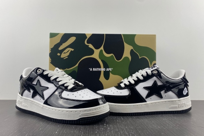 A Bathing Ape Bape Sta Low Black
