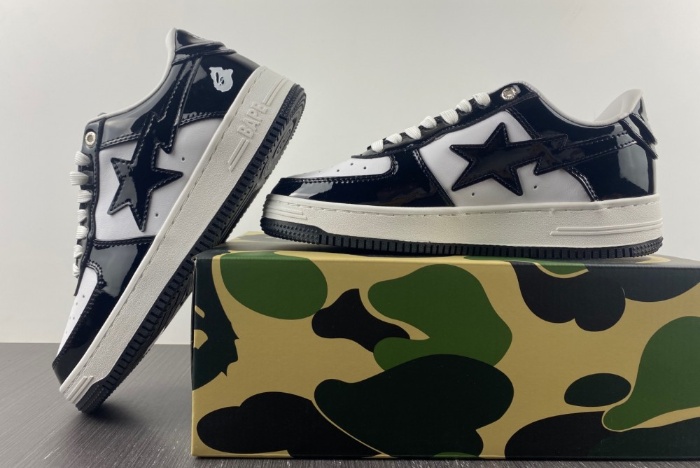 A Bathing Ape Bape Sta Low Black