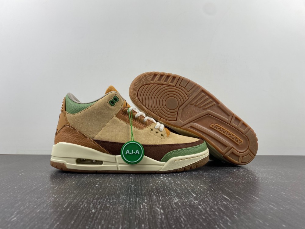 Air Jordan 3 brown green CT8532-160