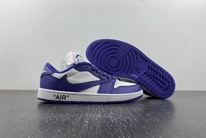OFF-WHITE x Travis Scott x Air Jordan 1 OW Purple