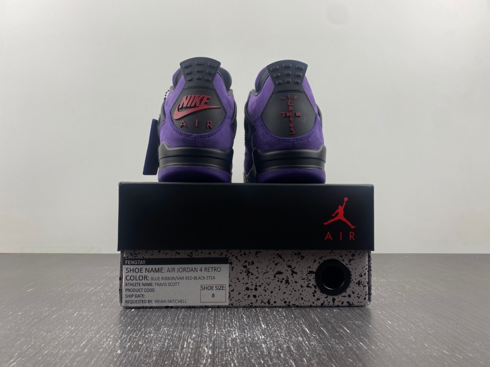 Air Jordan 4  Purple AJ4-766296-LN4