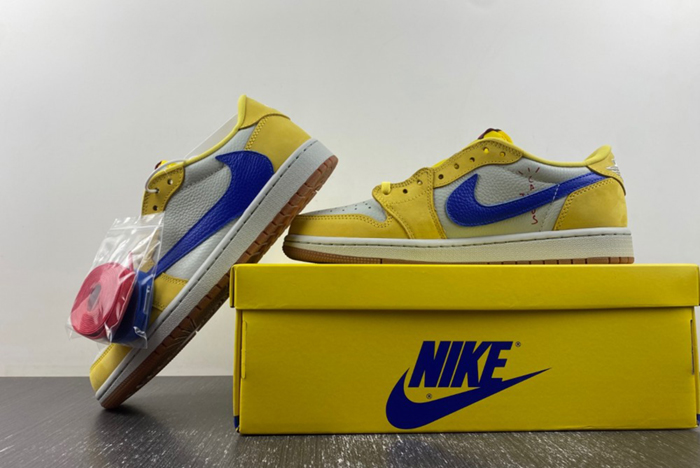 Travis Scott x Air Jordan 1 Low OG “Canary”