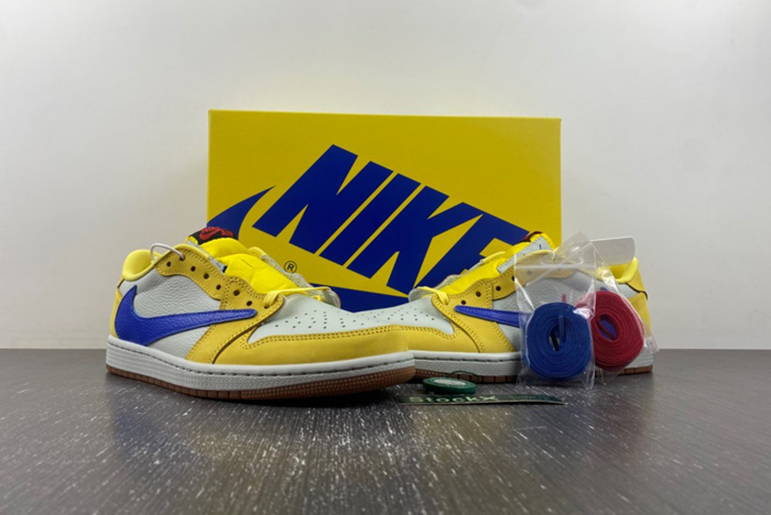 Travis Scott x Air Jordan 1 Low OG “Canary”