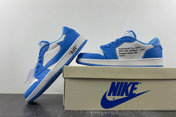 OFF-WHITE x Travis Scott x Air Jordan 1 OW Blue