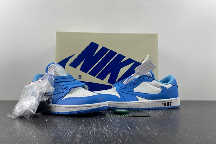 OFF-WHITE x Travis Scott x Air Jordan 1 OW Blue