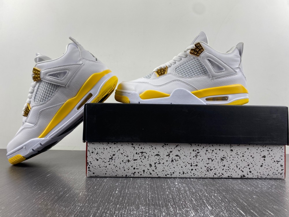 Air Jordan 4 WMNS “VividSulfur”AQ9129-101 white