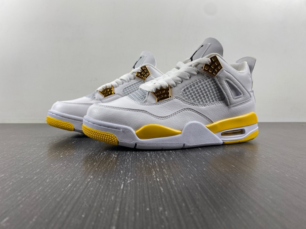 Air Jordan 4 WMNS “VividSulfur”AQ9129-101 white