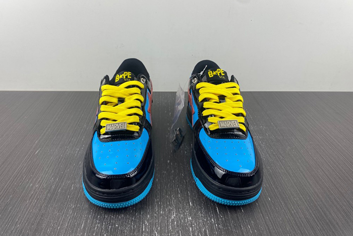 BAPE MARVEL BAPE STA BLACK YELLOW