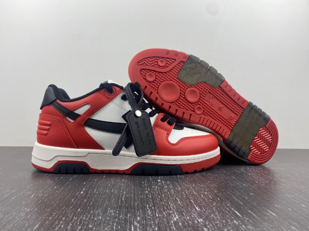 OFF-WHITE Out Of Office H red black