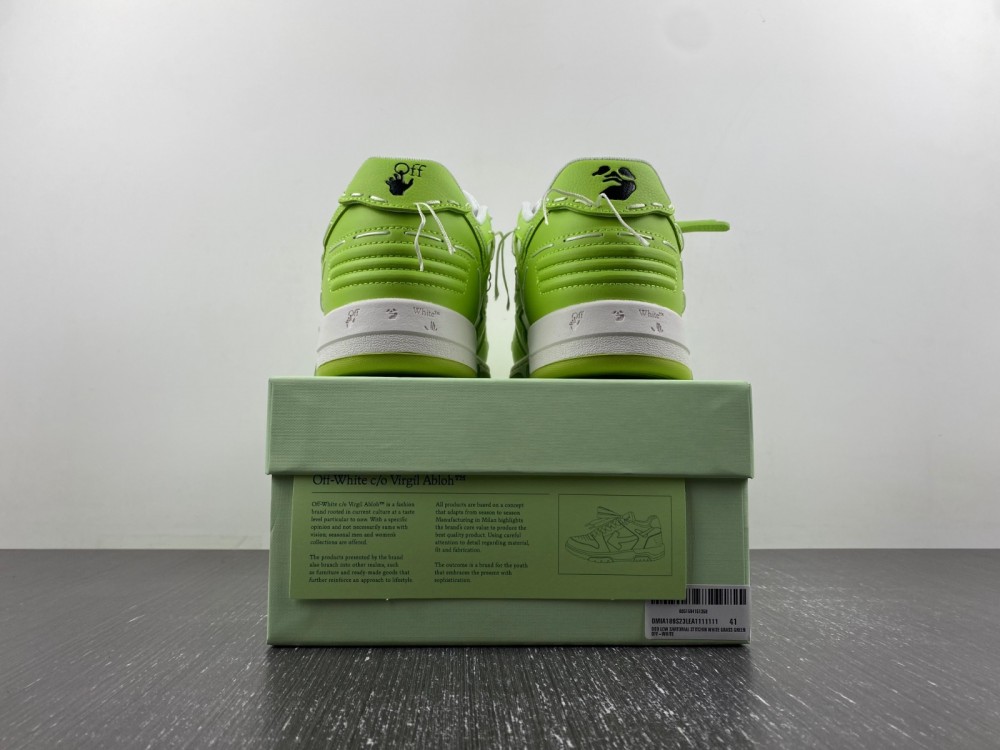 OFF-WHITE Out Of Office H white green