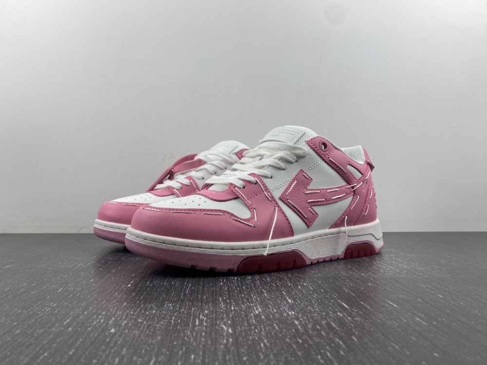 OFF-WHITE Out Of Office H white pink