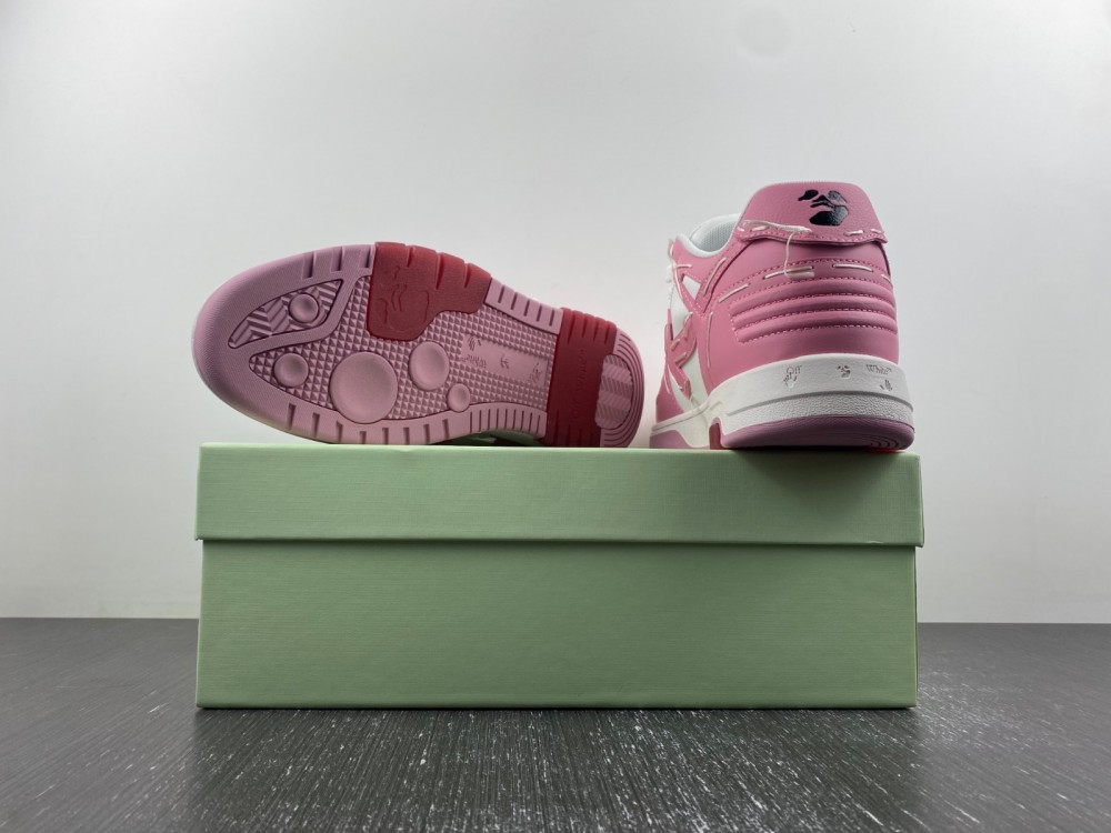 OFF-WHITE Out Of Office H white pink