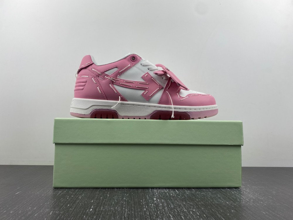 OFF-WHITE Out Of Office H white pink