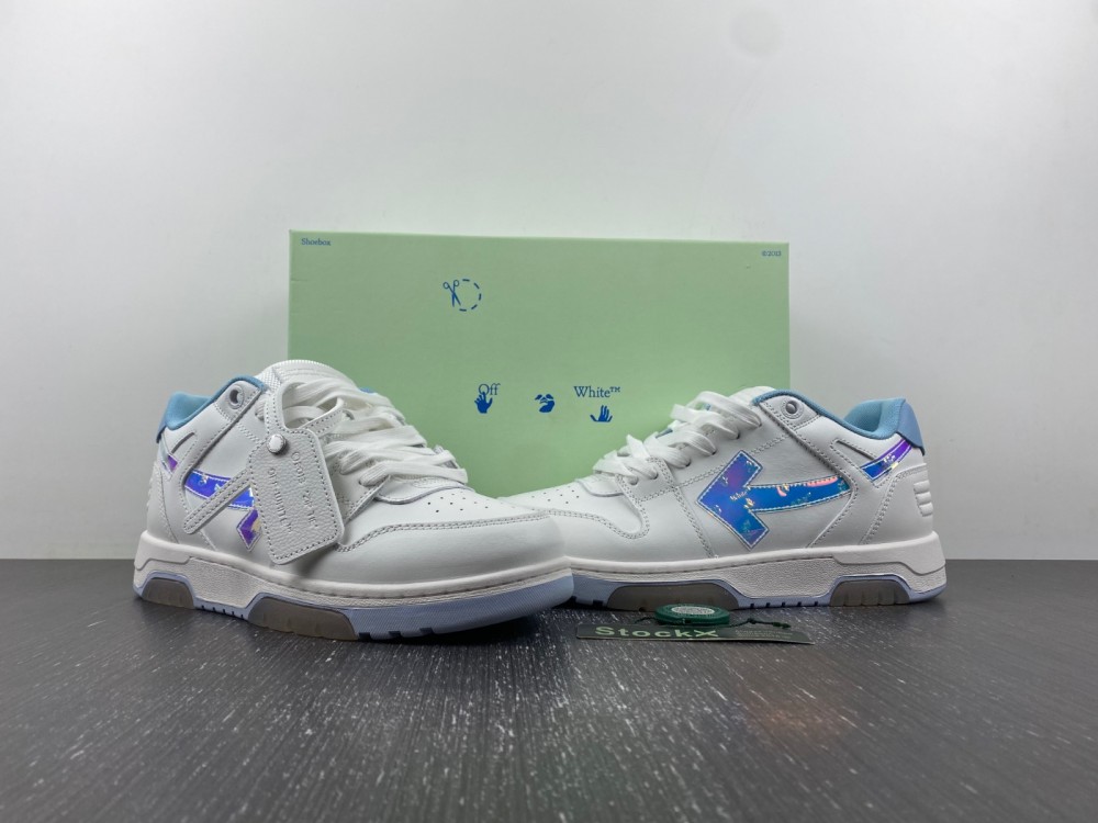OFF-WHITE Out Of Office H white blue