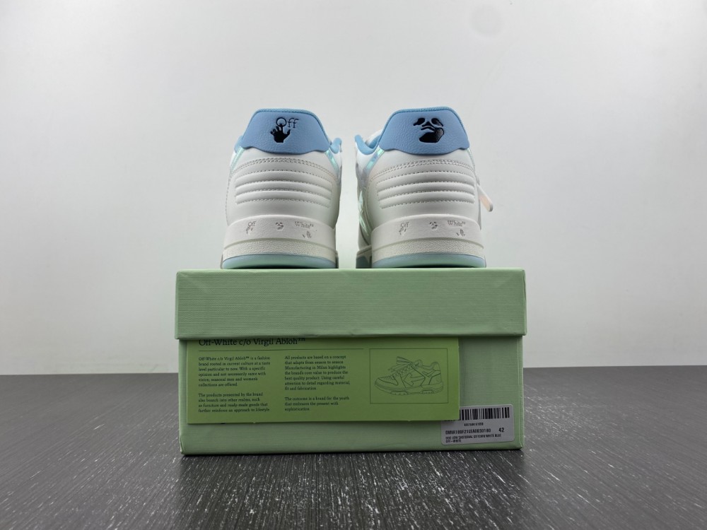 OFF-WHITE Out Of Office H white blue