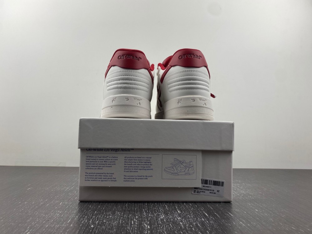 OFF-WHITE Out Of Office red