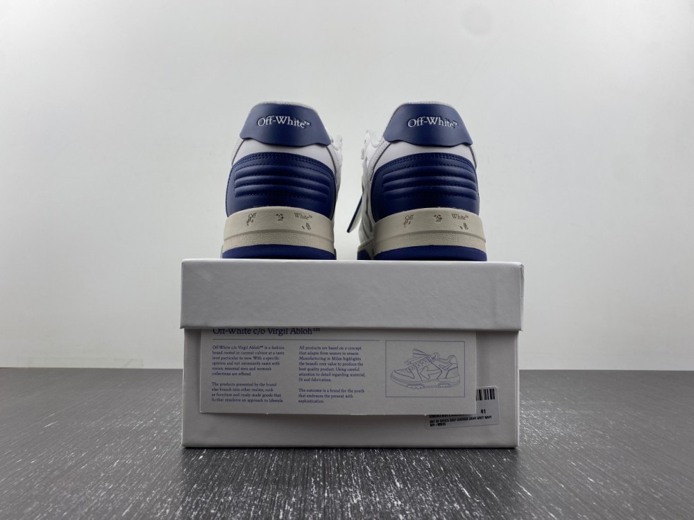 OFF-WHITE Out Of Office dark blue