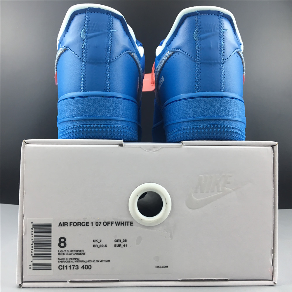 Nike Air Force 1 x Off-White OW blue