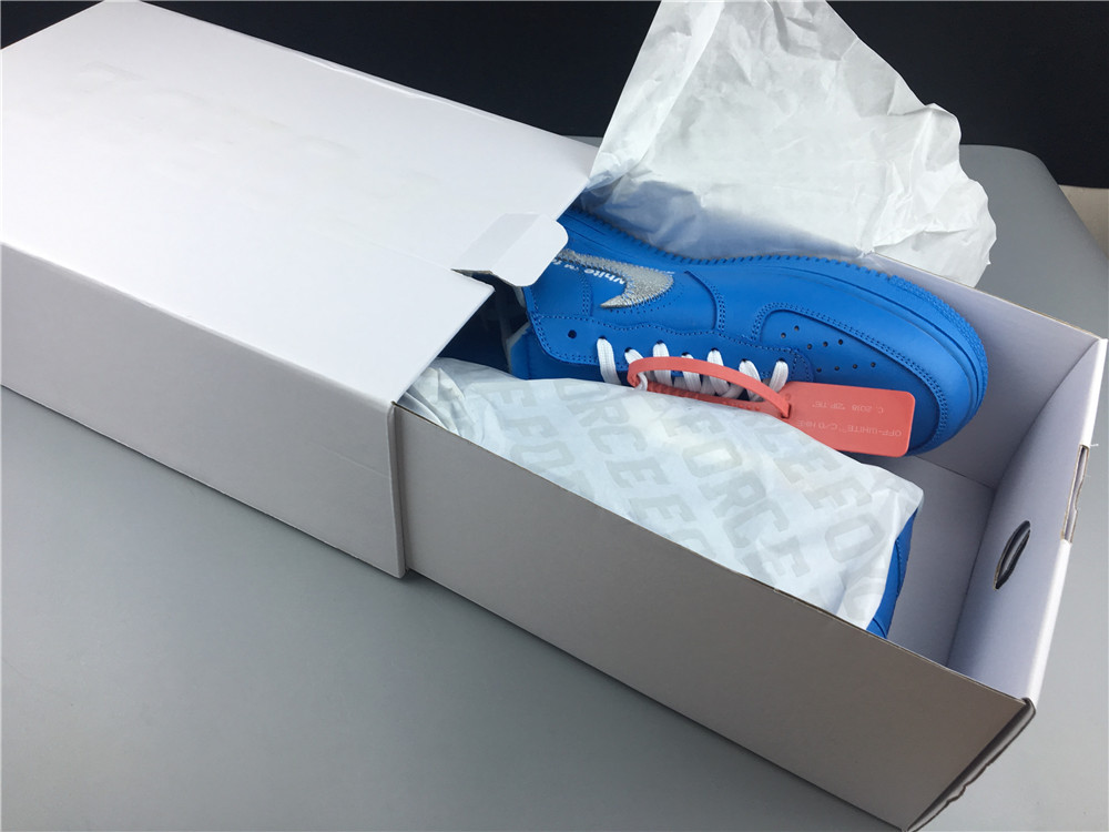 Nike Air Force 1 x Off-White OW blue