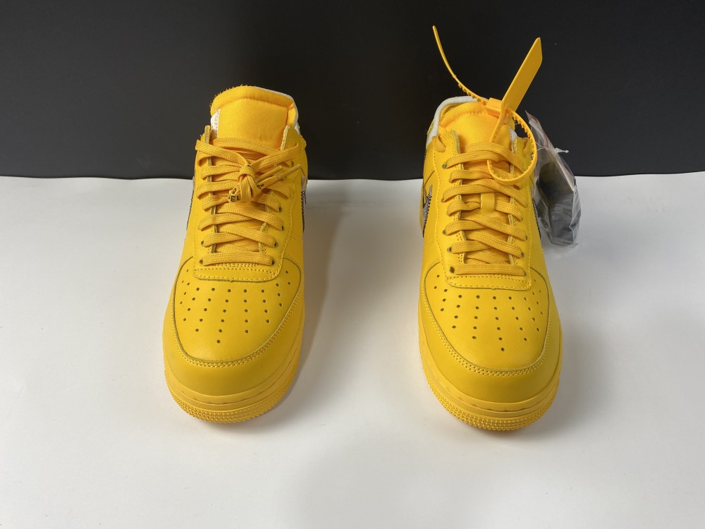 Off-White x Nike Air Force 1 “University Gold”