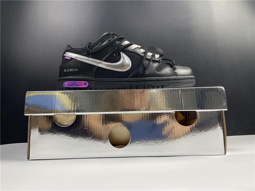 Off-White x Nike Dunk Low black
