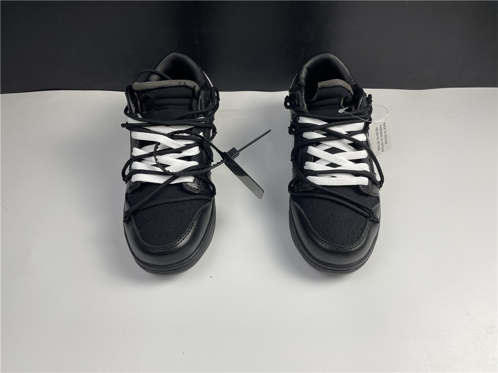 Off-White x Nike Dunk Low black