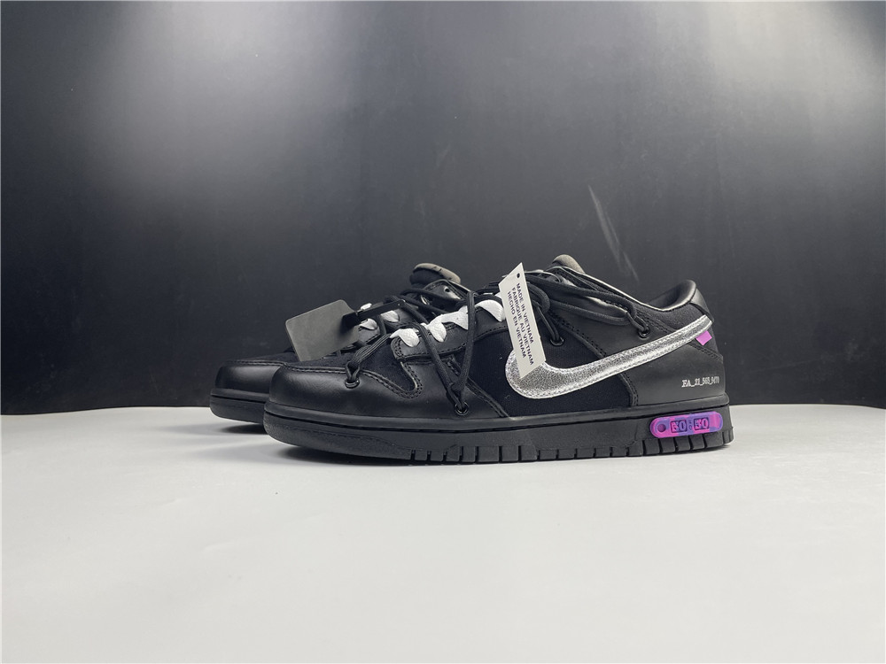 Off-White x Nike Dunk Low black